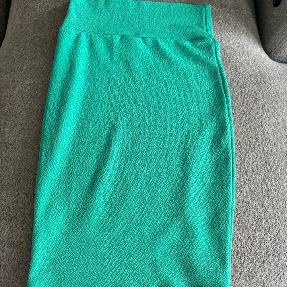LuLaRoe Vibrant teal Pencil Skirt